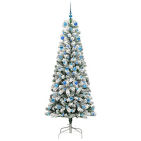 Albero di Natale Artificiale con Rami Pieghevoli 210 cm PVC 3395611