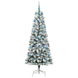 Albero di Natale Artificiale con Rami Pieghevoli 210 cm PVC 3395611