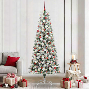 Albero di Natale Artificiale con Rami Pieghevoli 240 cm PVC 3395613