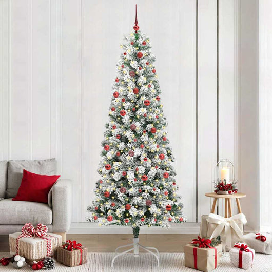 Albero di Natale Artificiale con Rami Pieghevoli 240 cm PVC 3395613
