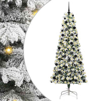 Albero di Natale Artificiale con Rami Pieghevoli 240 cm PVC 3395614