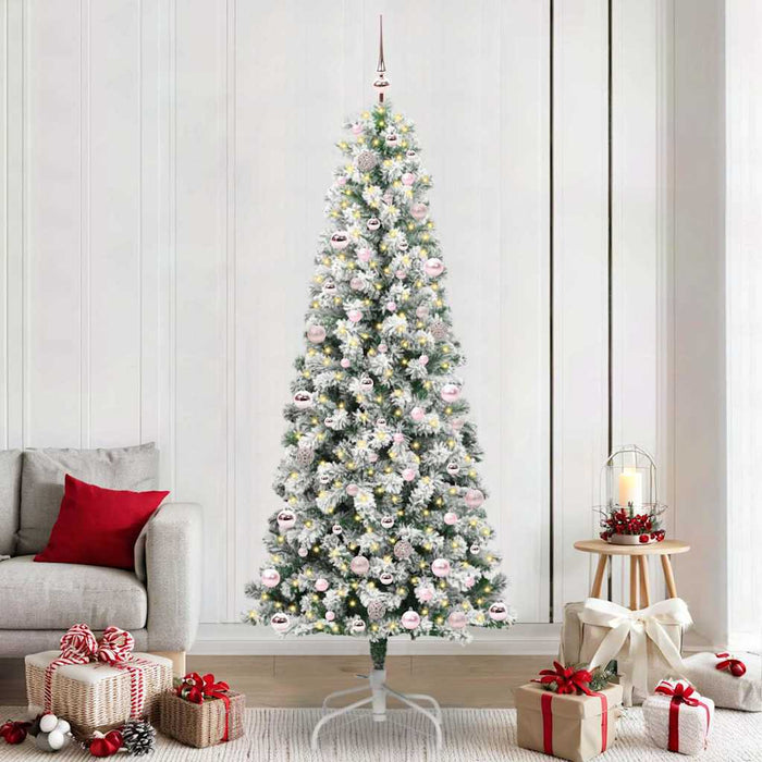 Albero di Natale Artificiale con Rami Pieghevoli 240 cm PVC 3395615