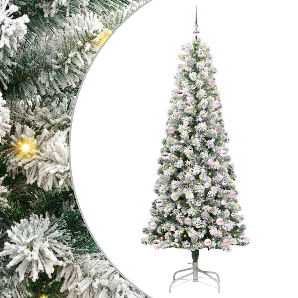 Albero di Natale Artificiale con Rami Pieghevoli 240 cm PVC 3395615