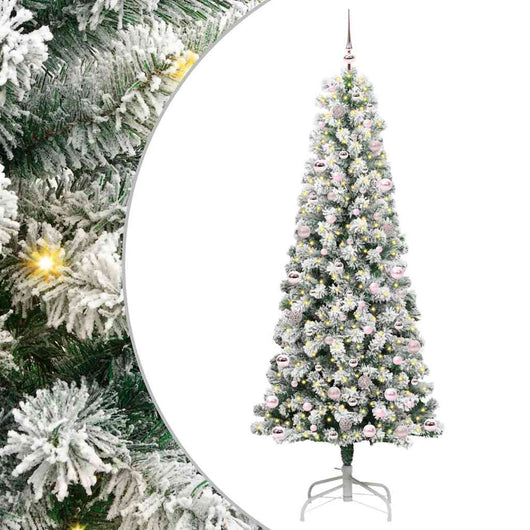 Albero di Natale Artificiale con Rami Pieghevoli 240 cm PVC 3395615