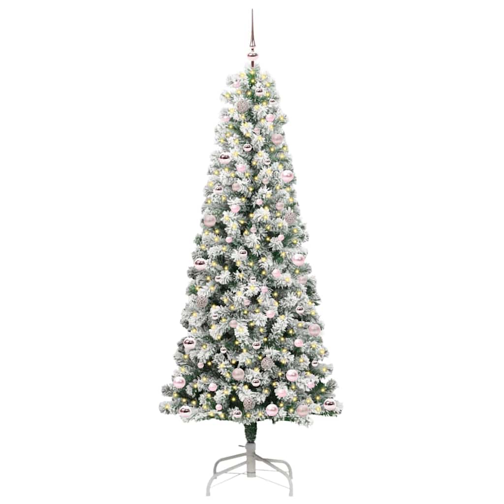 Albero di Natale Artificiale-Albero Natalizio con Rami Pieghevoli 240 cm 147151