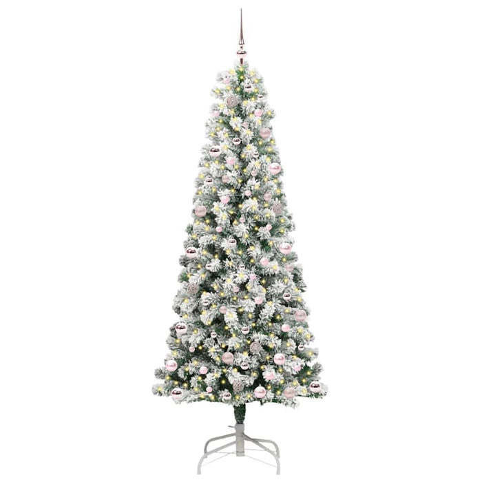 Albero di Natale Artificiale-Albero Natalizio con Rami Pieghevoli 240 cm 147151
