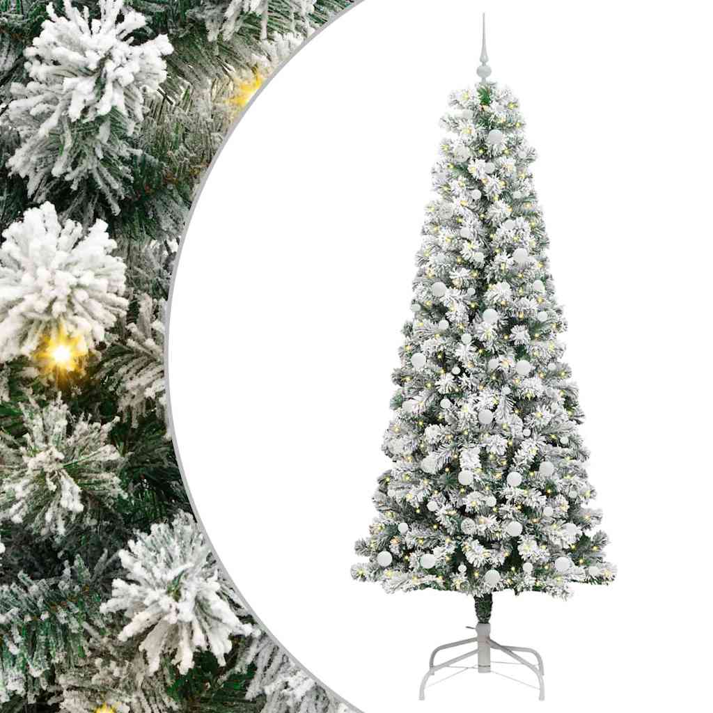 Albero di Natale Artificiale con Rami Pieghevoli 240 cm PVC 3395616