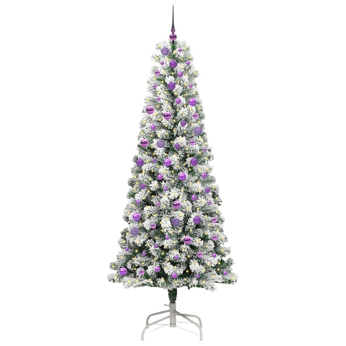 Albero di Natale Artificiale-Albero Natalizio con Rami Pieghevoli 240 cm 829551