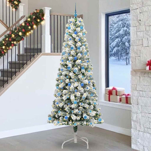 Albero di Natale Artificiale con Rami Pieghevoli 240 cm PVC 3395620