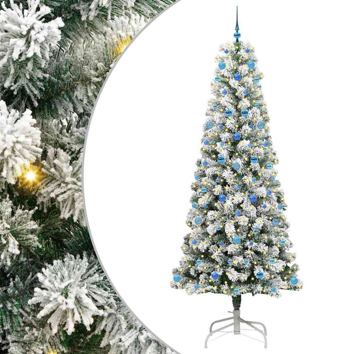Albero di Natale Artificiale con Rami Pieghevoli 240 cm PVC 3395620