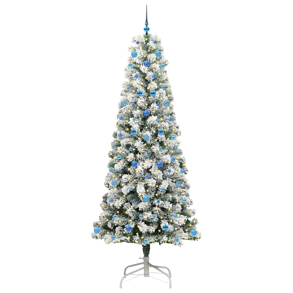 Albero di Natale Artificiale-Albero Natalizio con Rami Pieghevoli 240 cm 512749