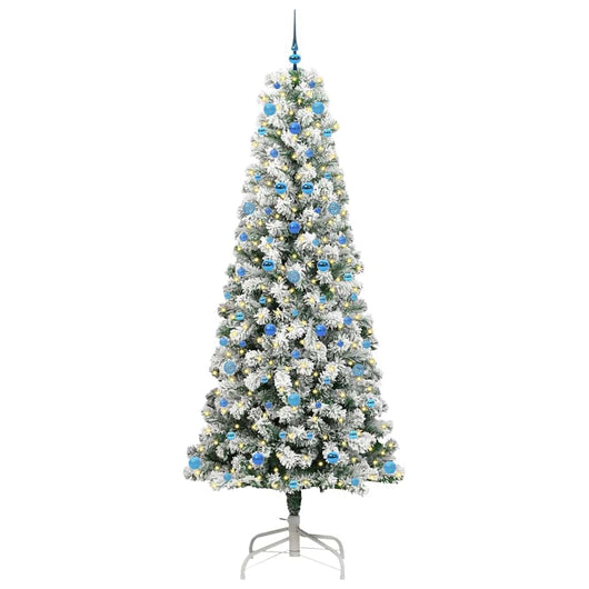 Albero di Natale Artificiale-Albero Natalizio con Rami Pieghevoli 240 cm 512749