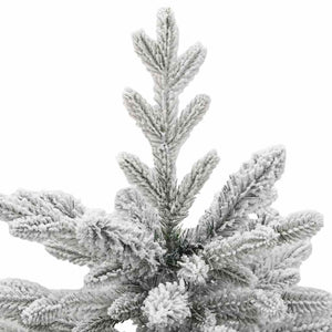 Albero di Natale Artificiale con Rami Pieghevoli Bianco 150 cm 3395631