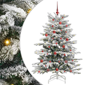 Albero di Natale Artificiale con Rami Pieghevoli Bianco 150 cm 3395631
