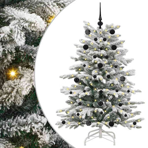 Albero di Natale Artificiale con Rami Pieghevoli Bianco 150 cm 3395632