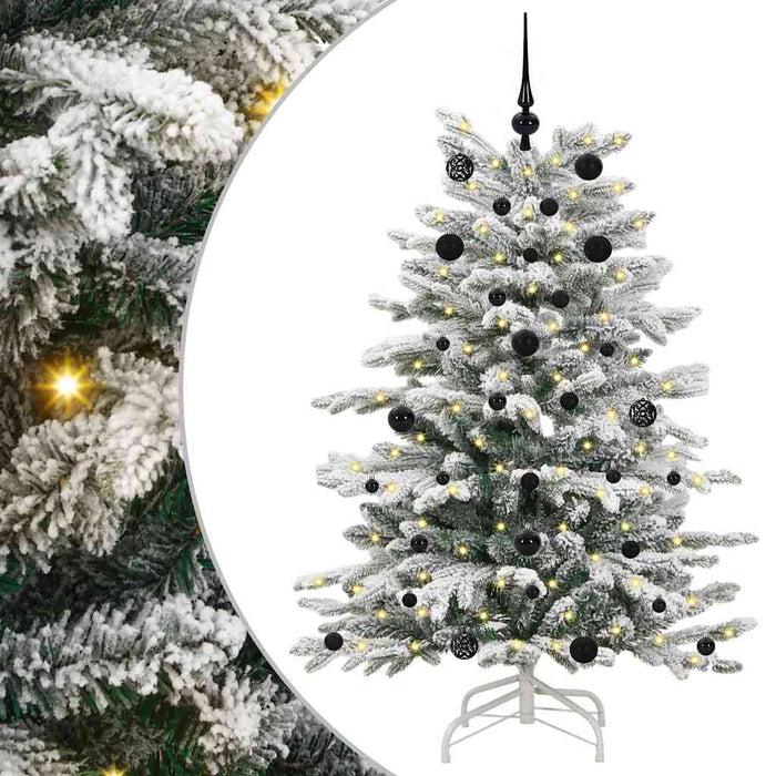 Albero di Natale Artificiale con Rami Pieghevoli Bianco 150 cm 3395632