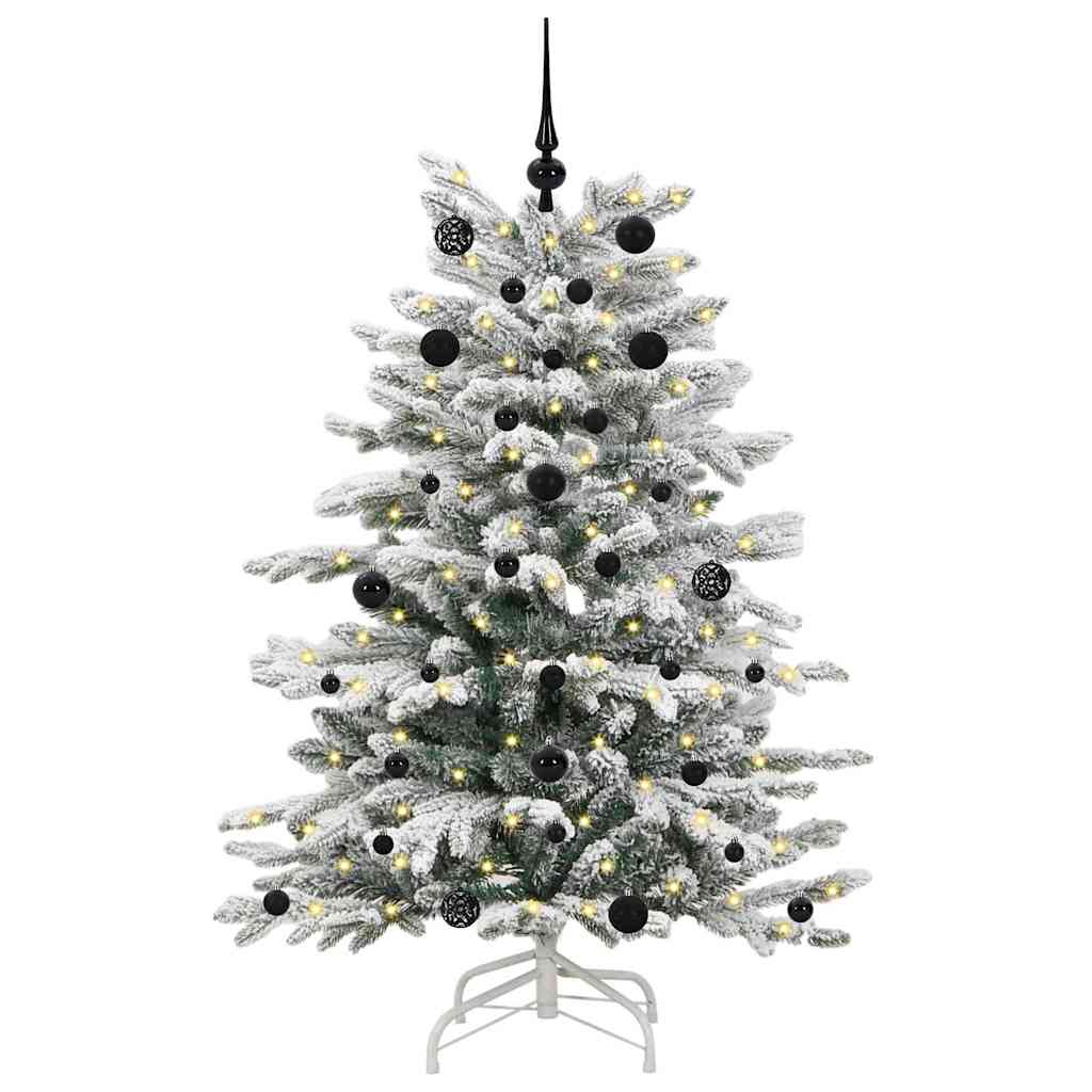 Albero di Natale Artificiale con Rami Pieghevoli Bianco 150 cm 3395632