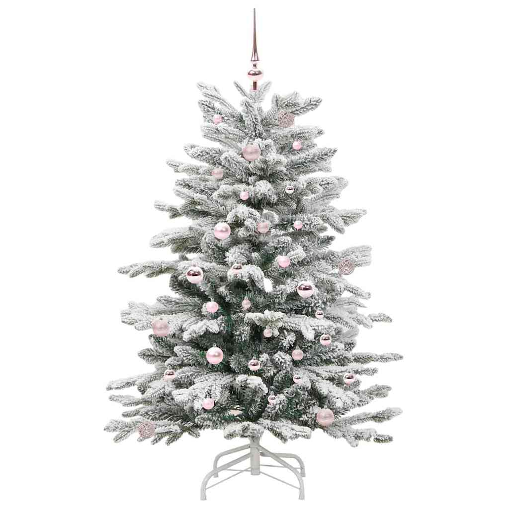 Albero di Natale Artificiale con Rami Pieghevoli Bianco 150 cm 3395633