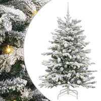 Albero di Natale Artificiale con Rami Pieghevoli Bianco 150 cm 3395634