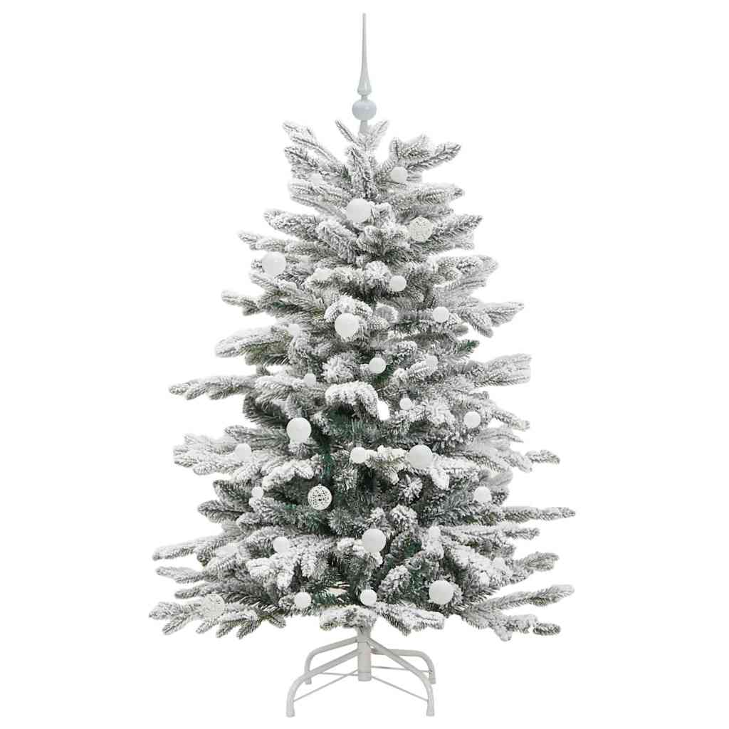 Albero di Natale Artificiale con Rami Pieghevoli Bianco 150 cm 3395634