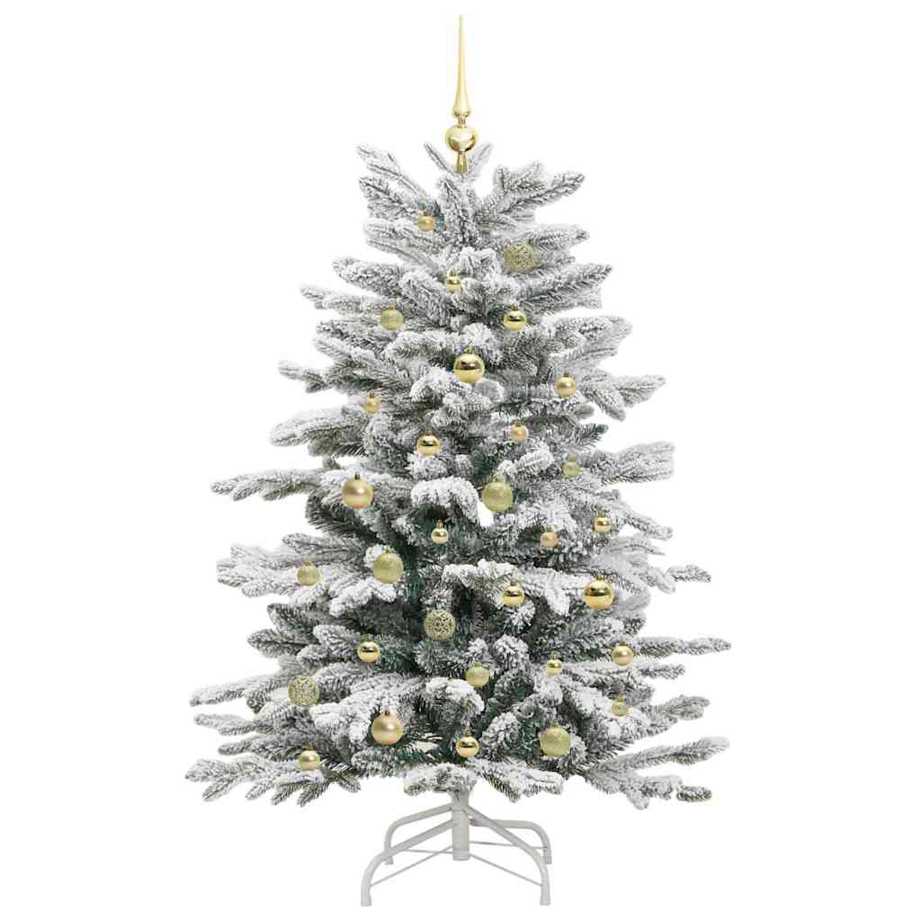 Albero di Natale Artificiale con Rami Pieghevoli Bianco 150 cm 3395635