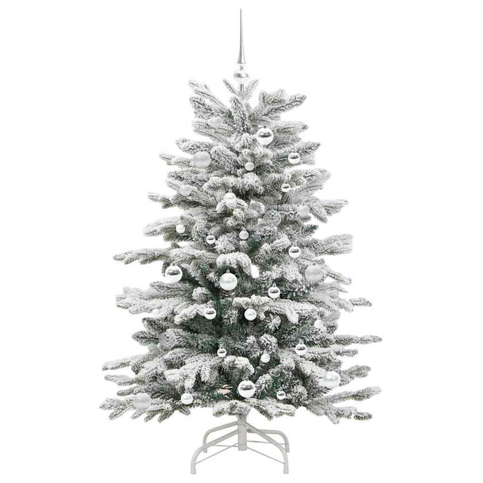 Albero di Natale Artificiale con Rami Pieghevoli Bianco 150 cm 3395636