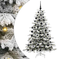 Albero di Natale Artificiale con Rami Pieghevoli Bianco 180 cm 3395641