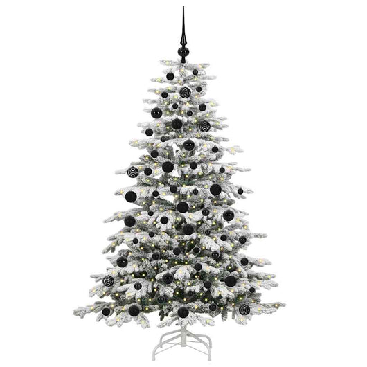 Albero di Natale Artificiale-Albero Natalizio con Rami Pieghevoli Bianco 180 cm 300262