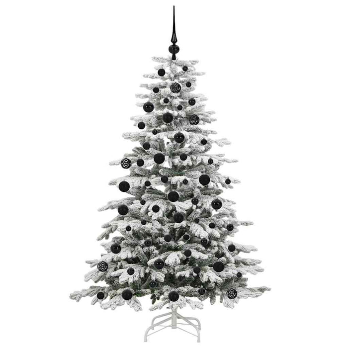 Albero di Natale Artificiale con Rami Pieghevoli Bianco 180 cm 3395641