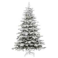 Albero di Natale Artificiale con Rami Pieghevoli Bianco 180 cm 3395646