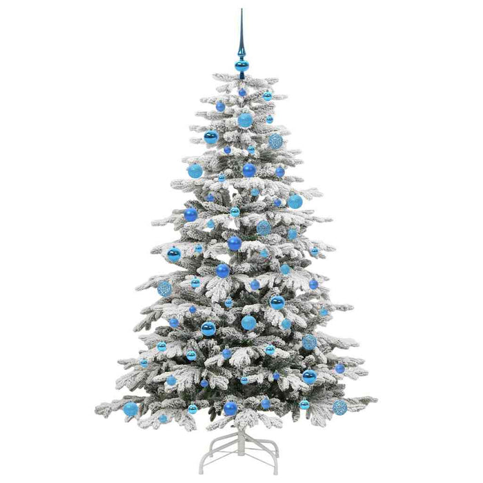 Albero di Natale Artificiale con Rami Pieghevoli Bianco 180 cm 3395647