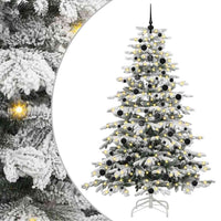 Albero di Natale Artificiale con Rami Pieghevoli Bianco 240 cm 3395659