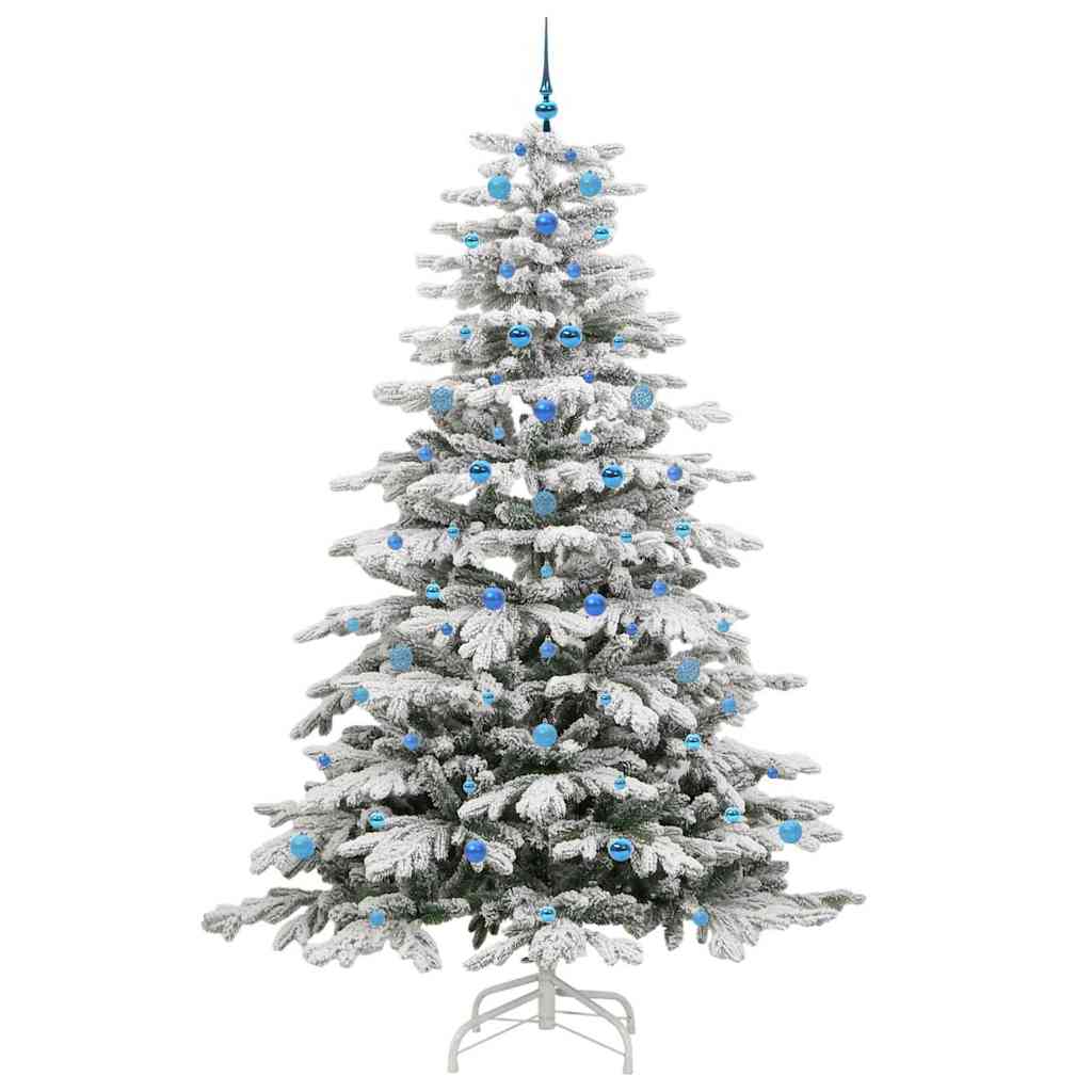 Albero di Natale Artificiale con Rami Pieghevoli Bianco 240 cm 3395665