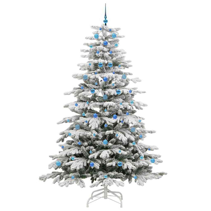 Albero di Natale Artificiale con Rami Pieghevoli Bianco 240 cm 3395665