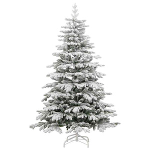 Albero di Natale Artificiale con Rami Pieghevoli Bianco 240 cm 3395665