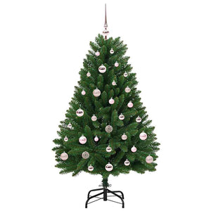 Albero di Natale artificiale Verde 120 cm PVC e Metallo 3395669