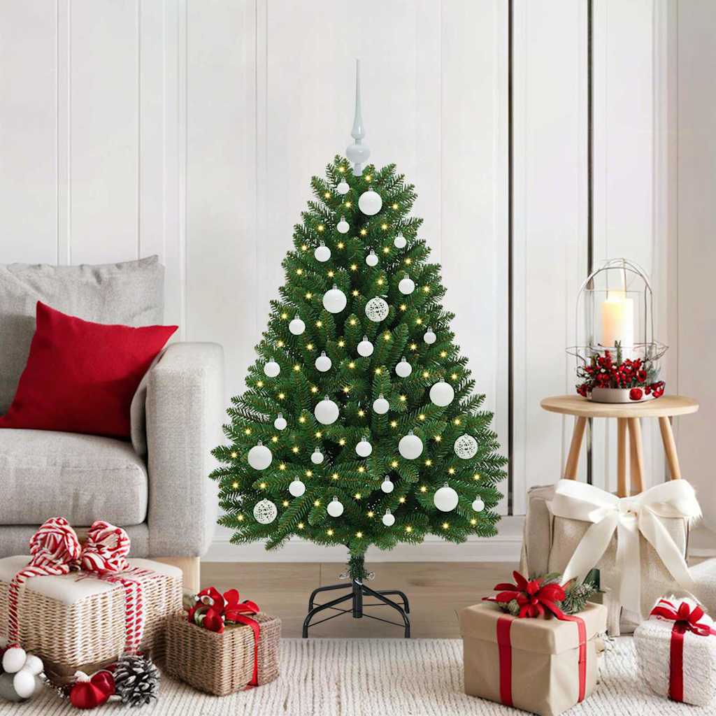 Albero di Natale artificiale Verde 120 cm PVC e Metallo 3395670