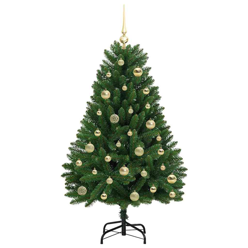 Albero di Natale artificiale Verde 120 cm PVC e Metallo 3395671