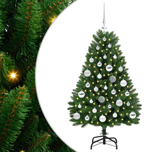 Albero di Natale artificiale Verde 120 cm PVC e Metallo 3395672