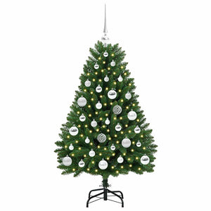 Albero di Natale artificiale Verde 120 cm PVC e Metallo 3395672