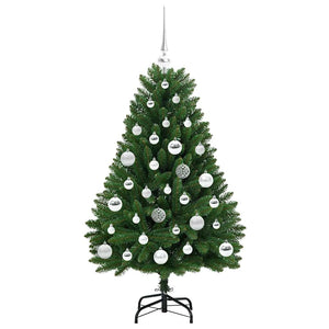 Albero di Natale artificiale Verde 120 cm PVC e Metallo 3395672