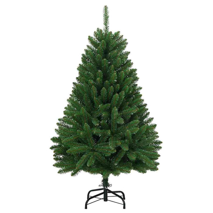 Albero di Natale Artificiale-Albero Natalizio Verde 120 cm PVC e Metallo 453595
