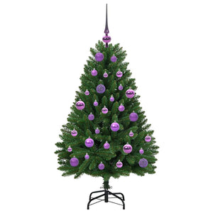 Albero di Natale artificiale Verde 120 cm PVC e Metallo 3395673