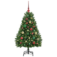 Albero di Natale artificiale Verde 120 cm PVC e Metallo 3395675