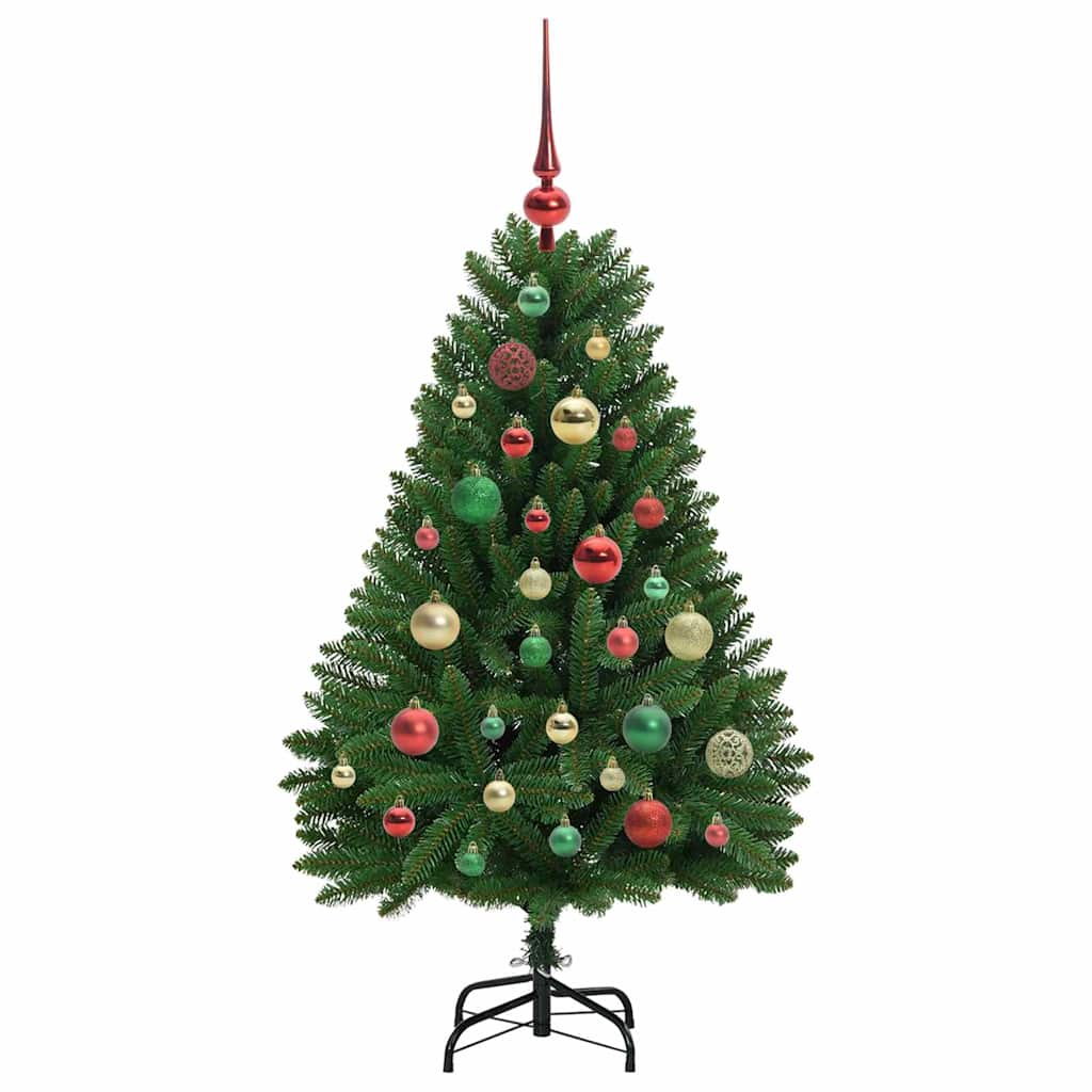 Albero di Natale artificiale Verde 120 cm PVC e Metallo 3395675