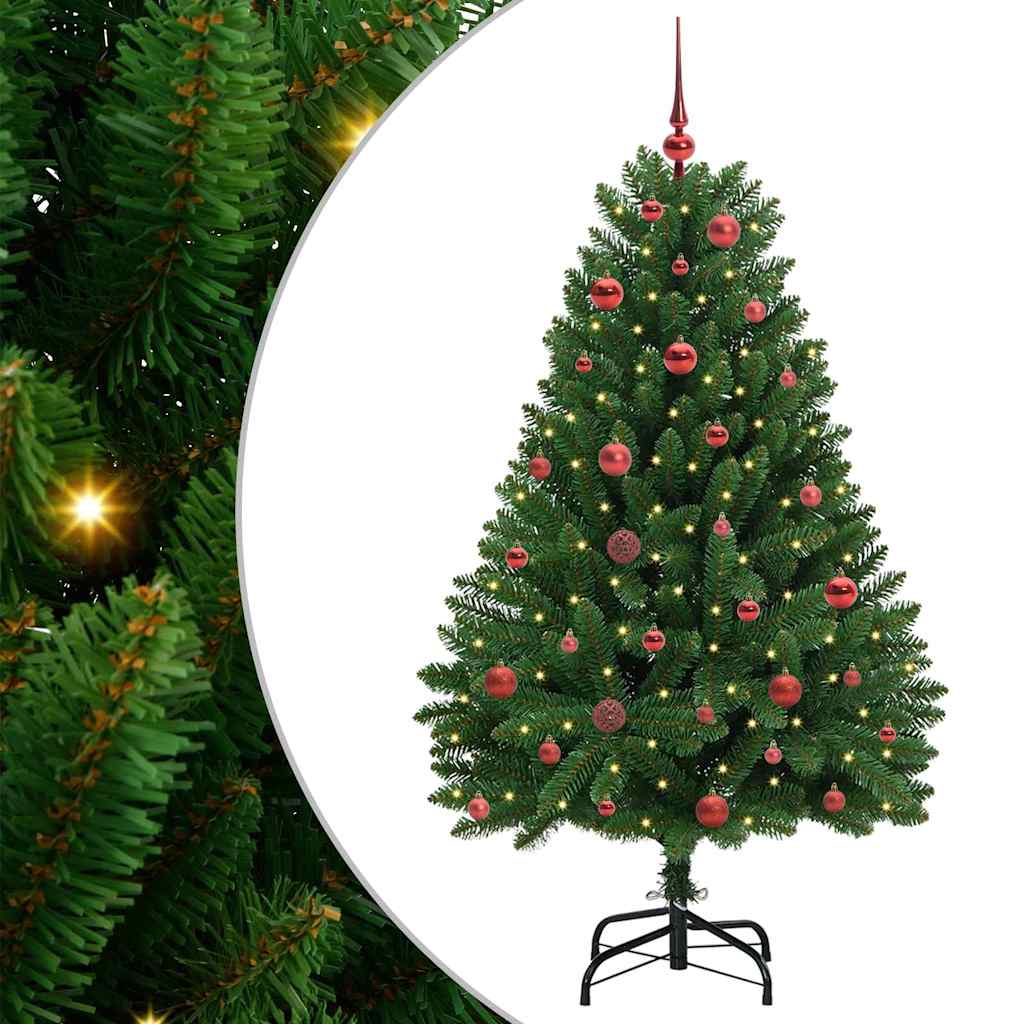 Albero di Natale artificiale Verde 150 cm PVC e Metallo 3395676