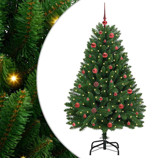 Albero di Natale artificiale Verde 150 cm PVC e Metallo 3395676