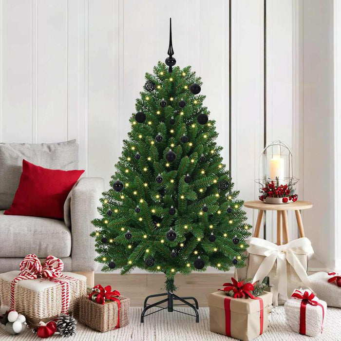 Albero di Natale artificiale Verde 150 cm PVC e Metallo 3395677