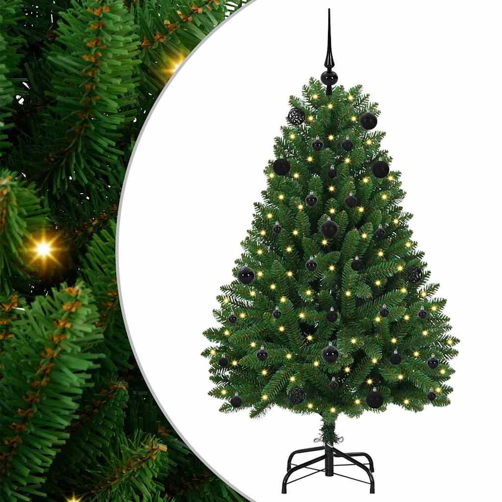 Albero di Natale artificiale Verde 150 cm PVC e Metallo 3395677