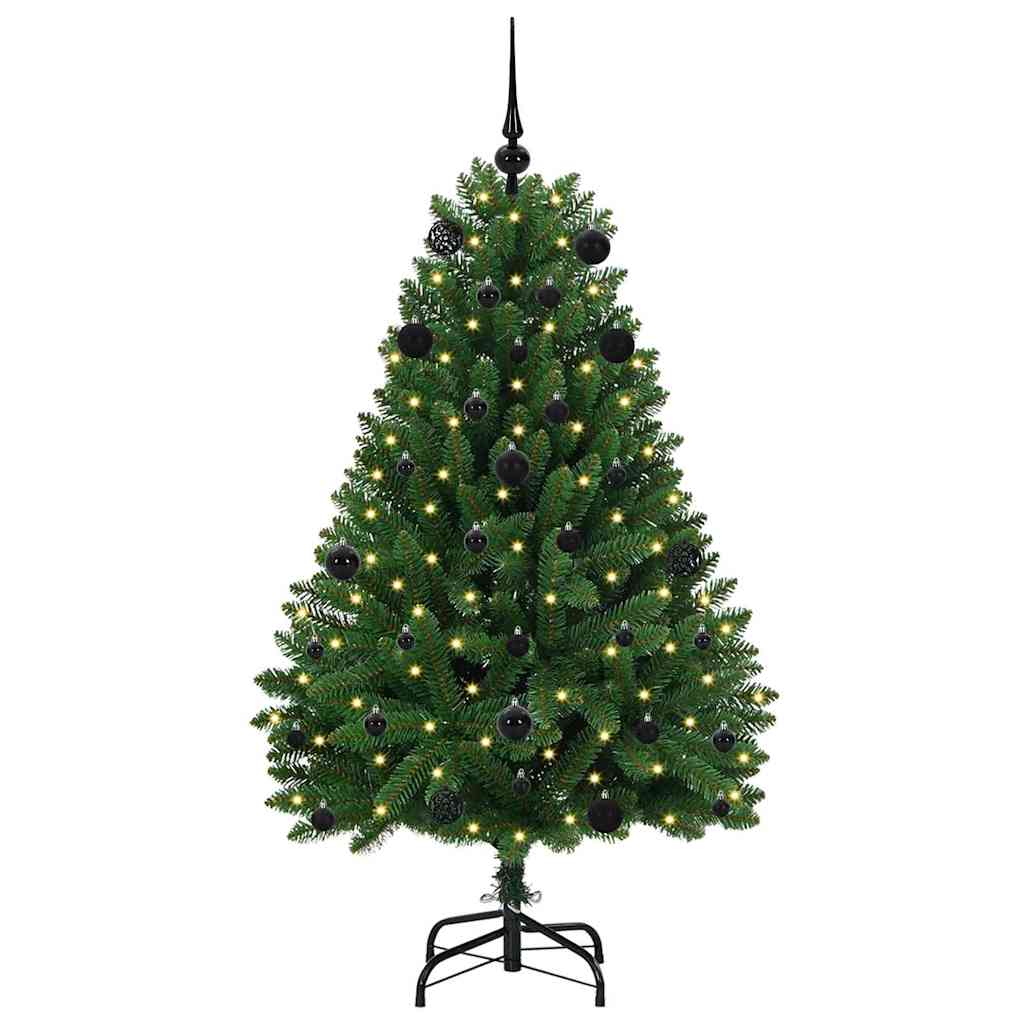 Albero di Natale Artificiale-Albero Natalizio Verde 150 cm PVC e Metallo 469854